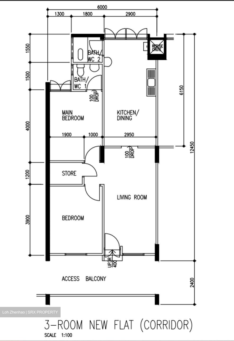 Blk 435 Ang Mo Kio Avenue 10 (Ang Mo Kio), HDB 3 Rooms #588623051